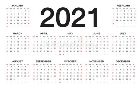 Download kalender 2021 versi coreldraw full dua belas bulan lengkap dengan format cdr, jpg, dan pdf. De Kalender 2021, Week Begint Van Zondag, Bedrijfsmalplaatje Vector Illustratie - Illustratie ...