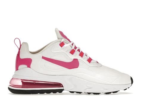 Nike Air Max 270 React White Fire Pink Women S Cj0619 100 Fr