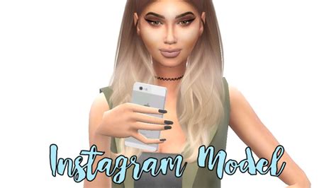 The Sims 4 Cas Instagram Model Youtube