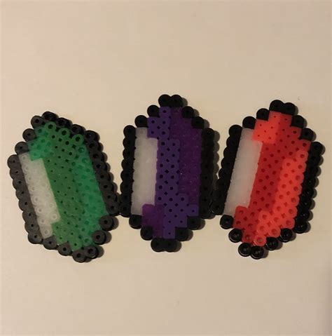 Rupee Perler Bead Legendofzelda Perlerbeads Rupees Perler Bead Art Perler Beads Bead Art