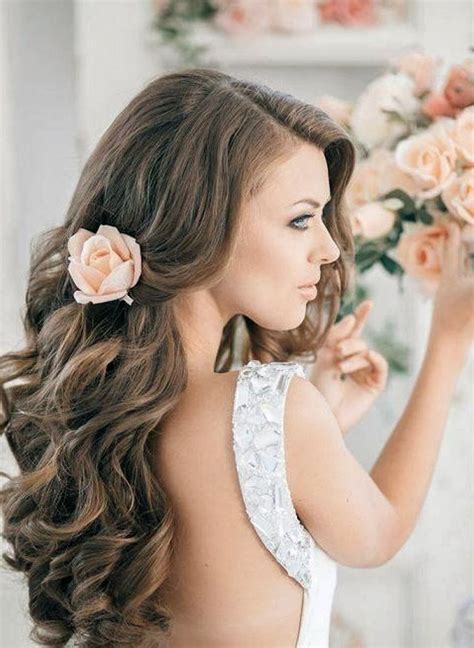 Romantci long curly hairstyle for wedding. Curly hairstyles for long hair women : Hair Fashion Style ...