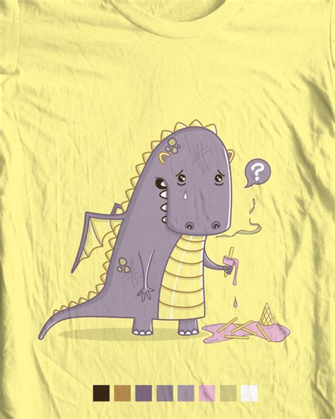 Zombieworm Sad Dragon T Shirt Design