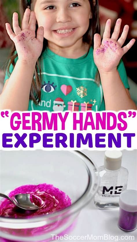 Glitter Germy Hands Experiment For Kids The Soccer Mom Blog