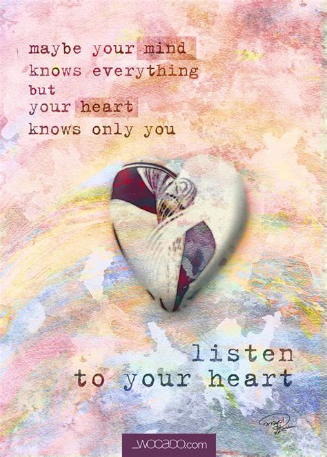 Listen To Your Heart 5x7 Printable Words Can Do