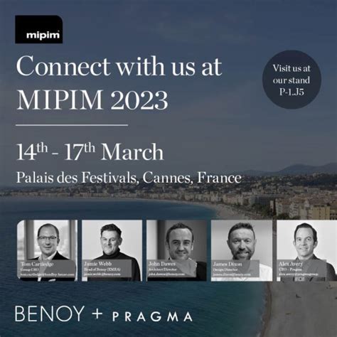 Benoy Pragma To Attend Mipim News