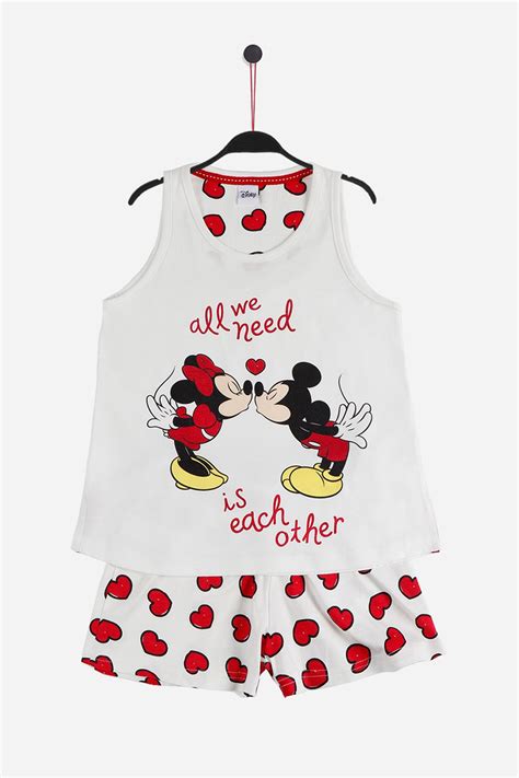 Pijama Premium Disney Tirantes De Mickey Y Minnie Mouse Envío Gratis En 2021 Mickey Y Minnie