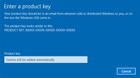 Change Product Key In Windows 10