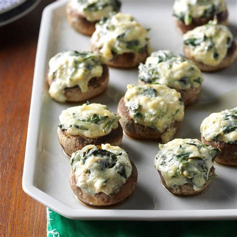 Spinach Dip Stuffed Mushrooms Recipe How To Make It