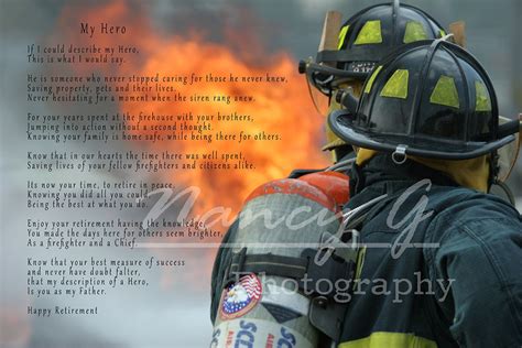 Firefighters Poem Etsy