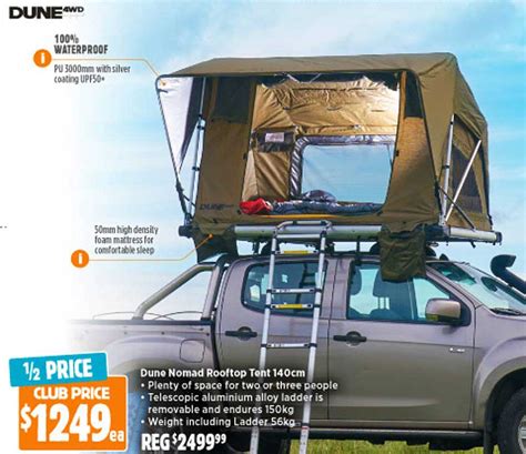 Dune 4wd Nomad Rooftop Tent 14m Dune 4wd Nomad Deluxe 14m Hardtop