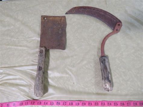 Scythe And Meat Cleaver