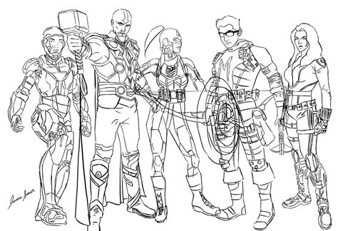 Avengers Drawing At Getdrawings Free Download