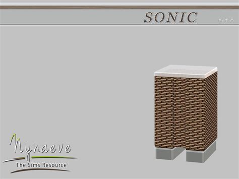 The Sims Resource Sonic Patio Sidetable