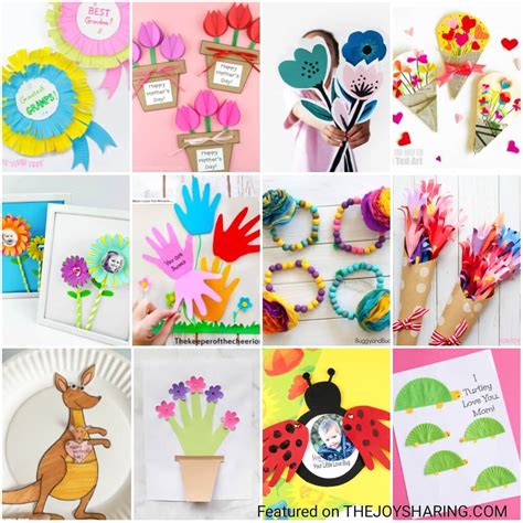 I think their little hands make the best little craft projects! 25 Mother's Day Crafts - The Joy of Sharing