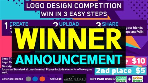 Logo Design Competition Winners Announcement Of 3rd Contest Youtube