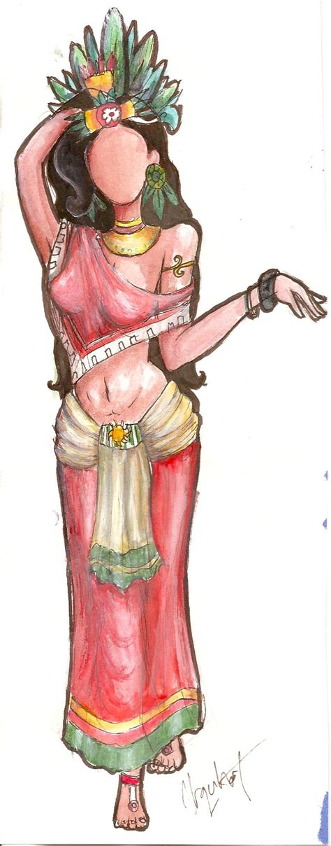 Xochiquetzal Fashion Lady By Ladylivia On Deviantart Mayan Art Goddess Art Art
