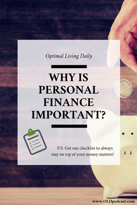 Why Is Personal Finance Important Optimal Living Daily