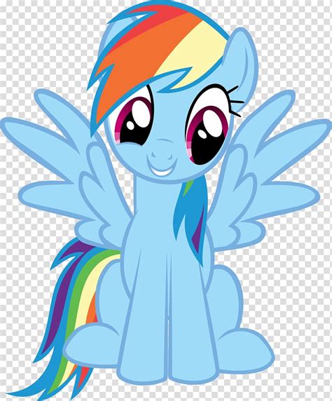 My Little Pony Character Illustration Rainbow Dash Sitting Transparent