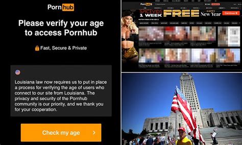 A Real Turn Off Watching Pornhub In Louisiana Requires Users To Verify