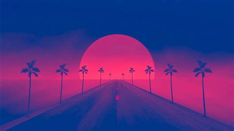 retrowave sunset  wallpapers hd wallpapers id