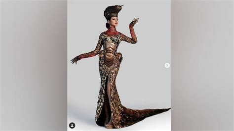 Kostum Komodo Dragon Ayu Maulida Di Miss Universe 2020 Unik Rumit