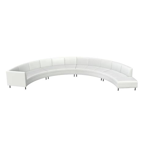 White Contempo Sofa Ii 4 Piece Sectional Set Lounge Furniture Sofas