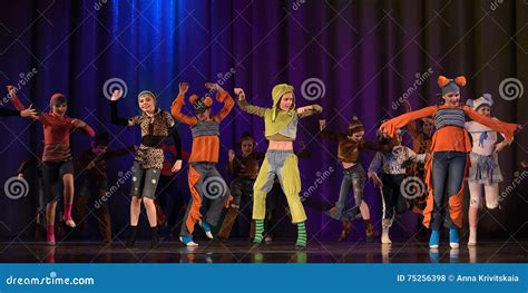 Children Dancing On Stage Editorial Stock Photo Image Of Colorful