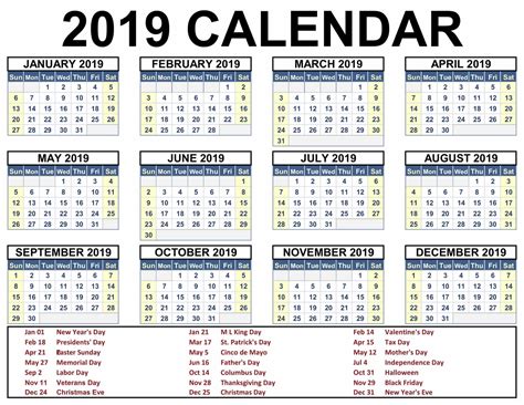 Optionally with marked federal holidays and major observances. 2019 Calendar With Jewish Holidays - FREE DOWNLOAD ...