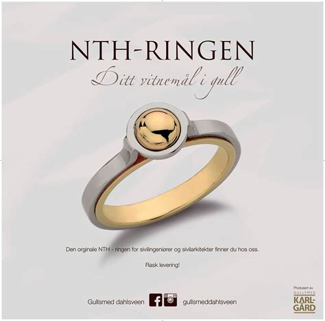 The course is a continuation of ma3201 rings and modules. NTH-ringen - ditt vitnemål i gull. Vi... - Gullsmed ...