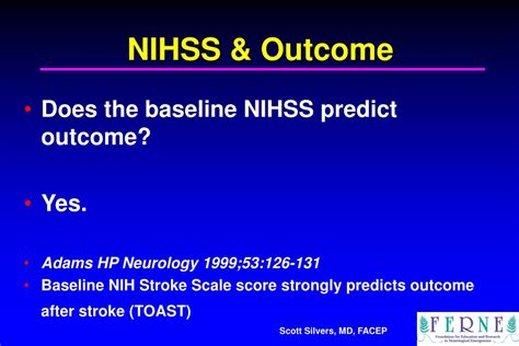 Ppt Treating Ed Ischemic Stroke Patients Nihss Approximation