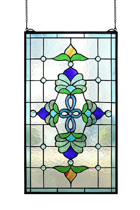 Buy Yogoart Tiffany Style Stained Glass Window Panels 15 Inch Wide By