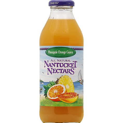 Natucket Nectars All Natural Pineapple Orange Guava Fruit And Berry