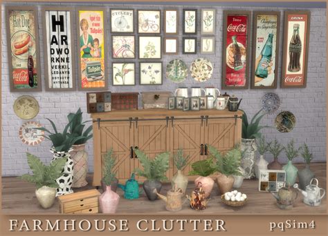 Farmhouse Clutter The Sims 4 Custom Content