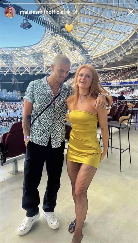Maisie Smith Looks Very Different Before Slipping Into Golden Mini