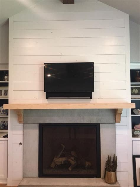Favorite New Fireplace Mantel Diy Shelves Bunnings