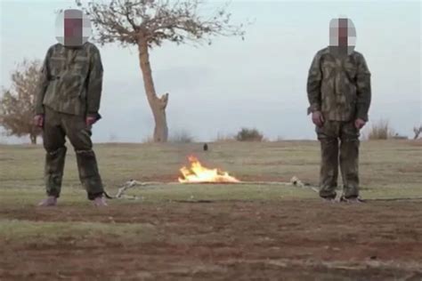 Islamic State Video Shows Turkish Soldiers Being Burnt Alive After They Were Captured In Syria
