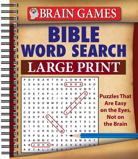 Bible Word Search Large Print Brain Games Phoenix