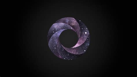 Wallpaper Abstract Minimalism Purple Violet Stars Circle