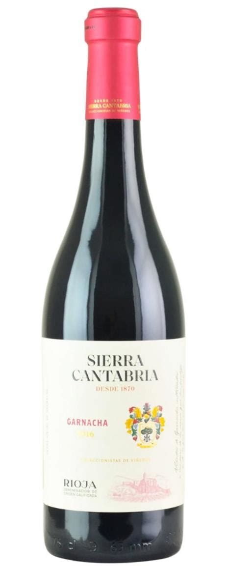 Buy 2016 Bodegas Sierra Cantabria Garnacha 750ml Online