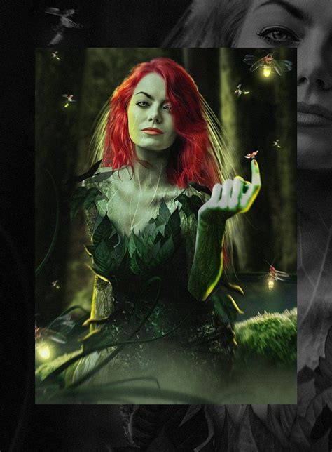 Gotham City Sirens Fan Art Shows Emma Stone As Poison Ivy And Eliza