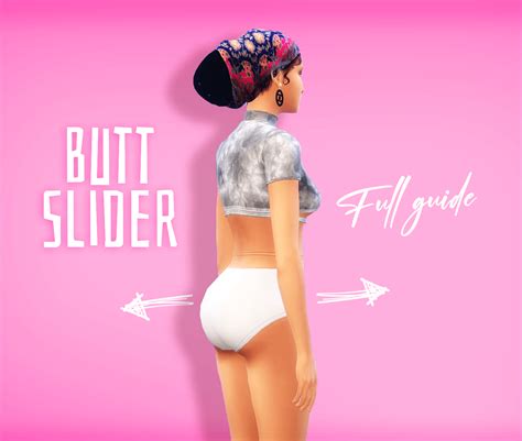 Get Cheeky With The Sims Enhanced Butt Slider Mod Snootysims
