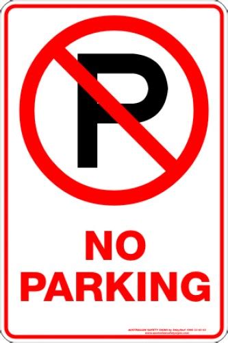 No Parking P Buy Now Discount Safety Signs Australia