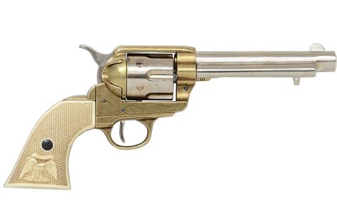 Code G1108l Replica Colt Peacemaker With Ivory Handle Nickel And Brass 1869