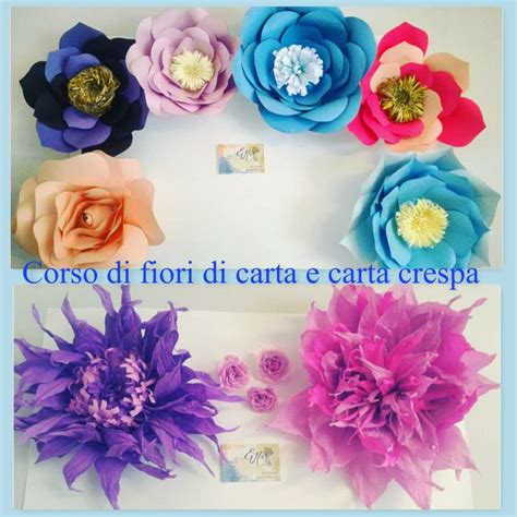 fiori di carta giganti- giant paper flowers | Fiori di ...