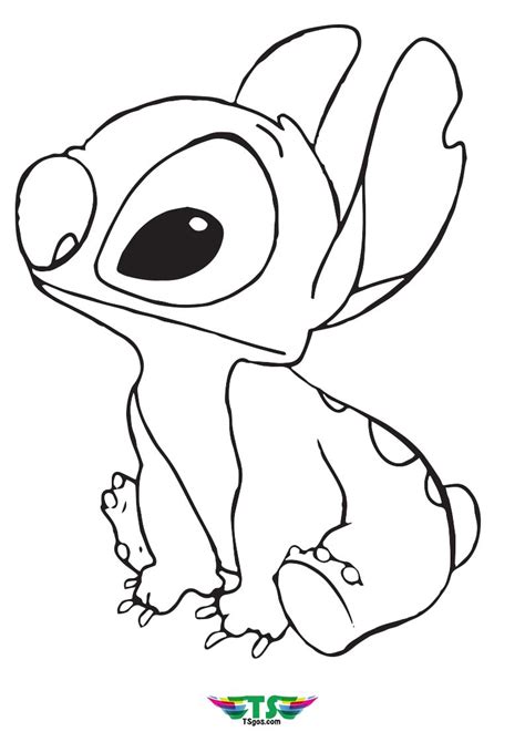 Free Printable Stitch Coloring Page Walt Disney Coloring Pages Stitch