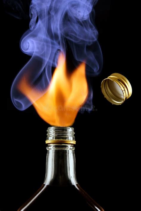 Burning Alcohol Stock Image Image Of Fire Shot Stack 31030231