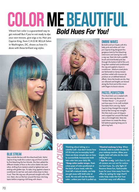 Black hair salon in houston creates short hairstyles for the sophisticated professional. Sophisticate's Black Hair Magazine on Behance