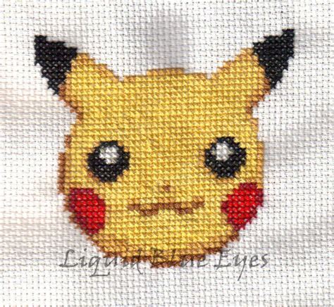 Cross Stitch Pikachu By Liquidblueeyes On Deviantart