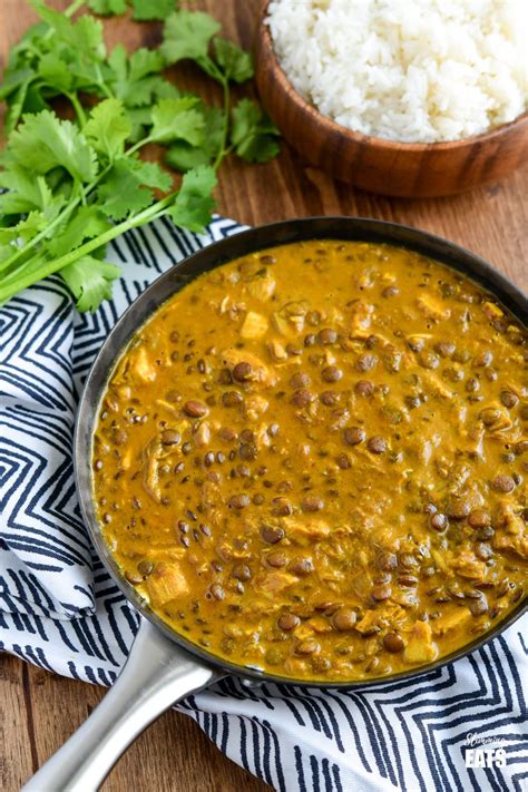 It's a super easy to make vegan recipe packed with tons of flavor. Coconut Chicken and Lentil Curry - rich and creamy easy ...