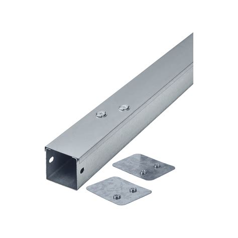 Trench Steel Trunking 100 X 100 X 3000mm Galvanised Electricaldirect